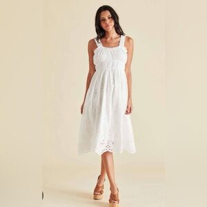 Steve Madden HARMONY DRESS MAXI WHITE Size M